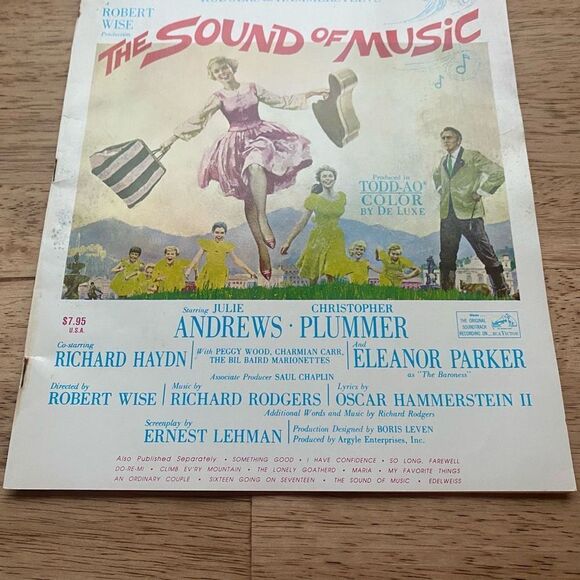 Vintage The Sound of Music Vocal Selection Sheet Music Book Songbook - Picture 3 of 11